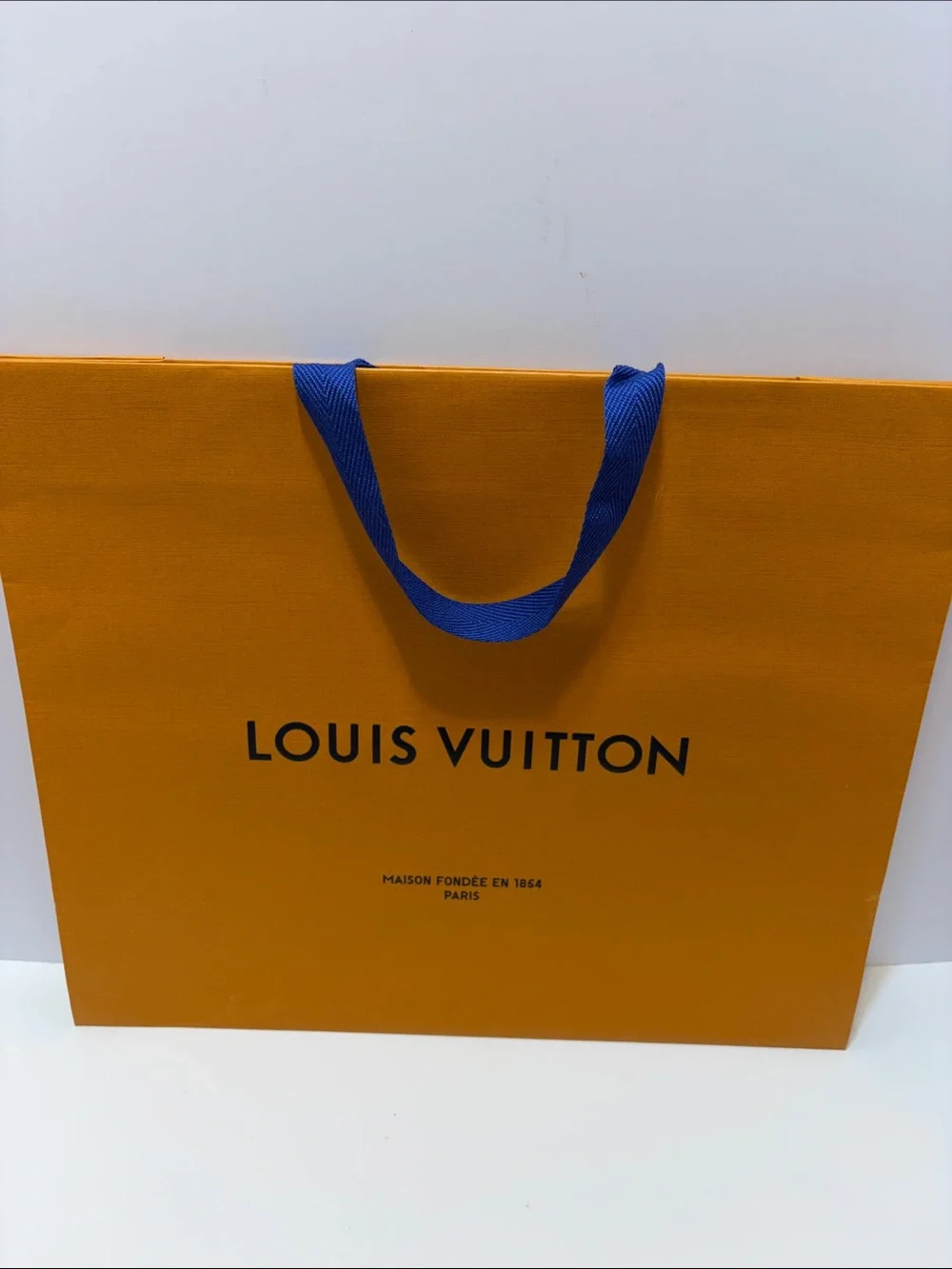 4 large assorted gift bags Gucci Louie Vuitton, Fendi & Chanel